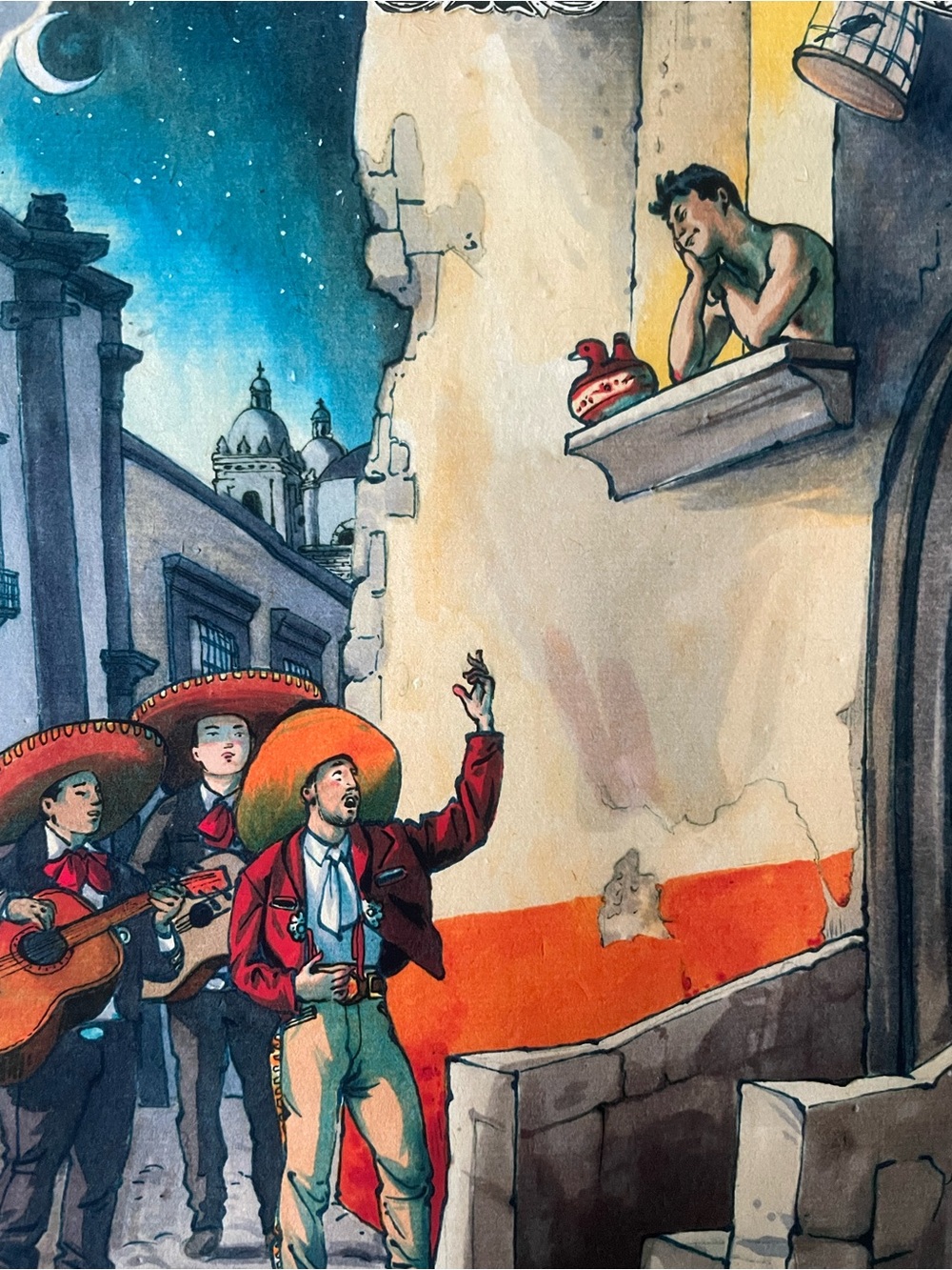 La Serenata print by Felix D’Eon. Queer Art